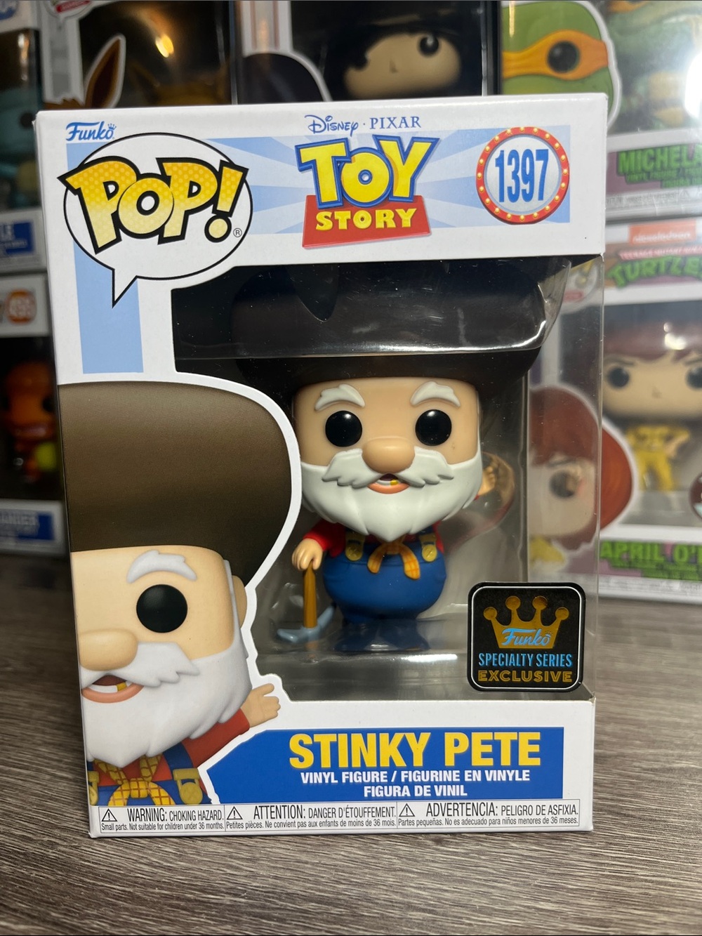 Funko Pop! Toy Story Stinky Pete Vinyl Figure - White Beard, Brown Hat